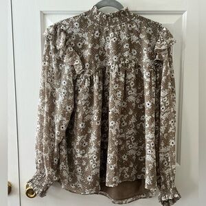 Ann Taylor: High neck blouse